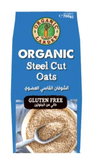 Organic Larder Gluten Free Steel Cut Oatmeal 700G