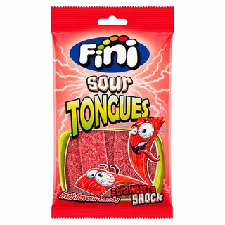 Fini Sour Tongues Strawberry Candy 100G