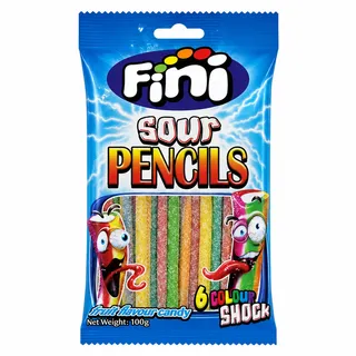 Fini Sour Pencils 6 Colour 100G