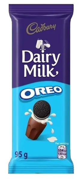 Cadbury Dairy Milk Oreo Chocolate Bar 95G