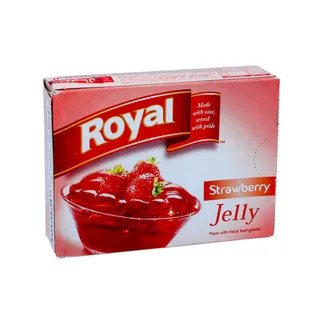 Royal Strawberry Flavored Jelly Mix 85G