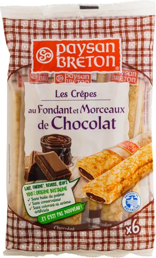 Paysan Breton Chocolate Crepes 6X30G
