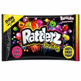 Bazooka Rattlerz Fruity Chewy Candy 40G