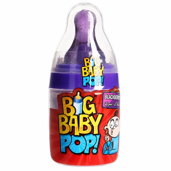 Big Baby Pop Blackcurrant Lollipop 32G