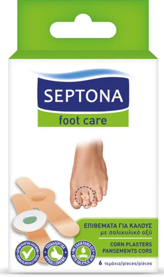 Septona Corn Plasters With Salicylic Acid 6 pcs