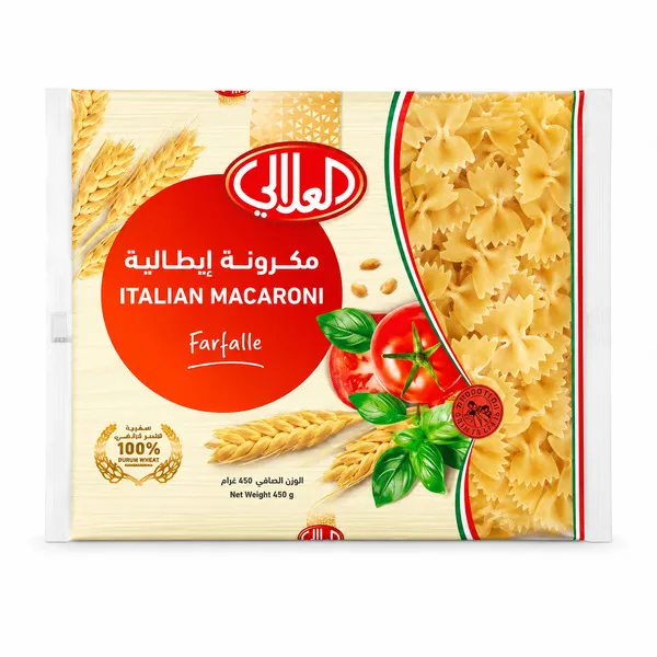 Al Alali Italian Macaroni Farfalle, 450g