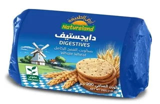 أرض الطبيعة بسكويت دايجستف عضوي من القمح الكامل 200 جم