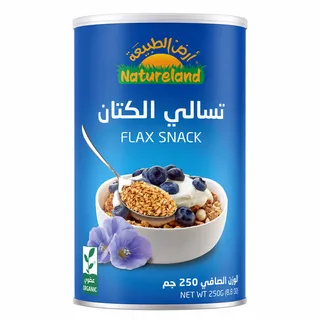 Natureland Organic Flax Snack 250G