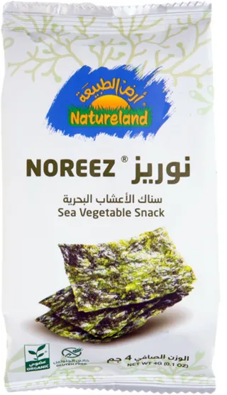 Natureland Organic Noreez Sea Vegetable Snack 4G