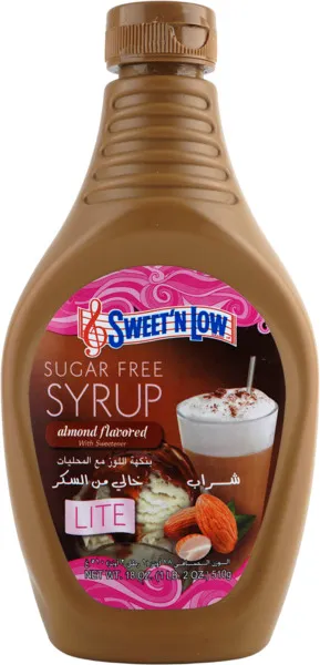 Sweet N Low Sugar Free Lite Almond Syrup 510G