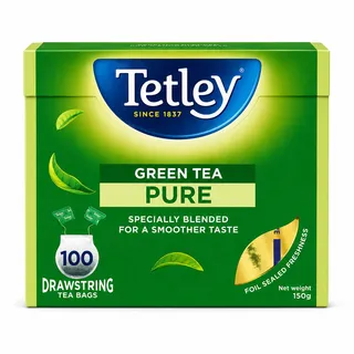 Tetley Green Tea Bags 100's