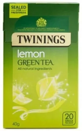 Twinings Green & Lemon Tea Bags 20'S