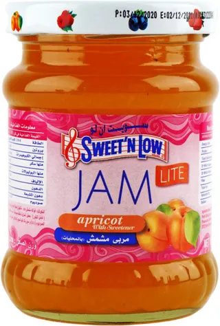 Sweet N Low Lite Apricot Jam 250G