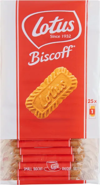 Lotus Biscoff Caramelised Biscuits 25X156G
