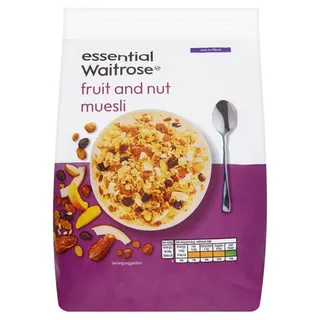Essential Waitrose Fruit & Nut Muesli 1Kg