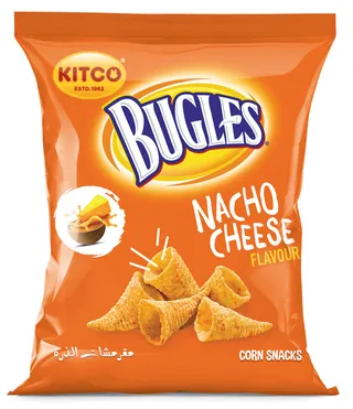 Kitco Bugles Nacho Cheese Corn Snacks 30G