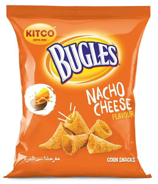 Kitco Bugles Nacho Cheese Corn Snacks 30G