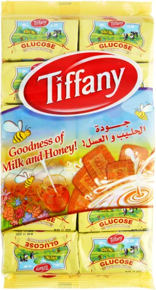 Tiffany Glucose Milk & Honey Biscuits 12X50G