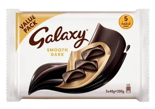 Galaxy Dark Chocolate Bar 5X40G