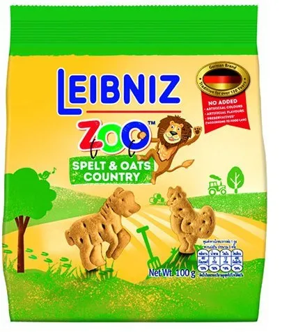 Leibniz Zoo Country Biscuits With Spelt & Oatmeal 100G