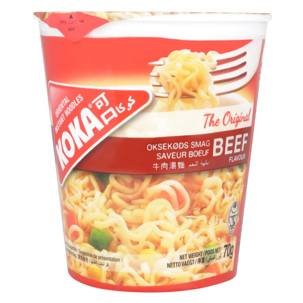 Koka Oriental Instant Noodles Beef Flavor 70G