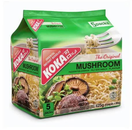 Koka Oriental Instant Noodles Mushroom Flavor 5X85G