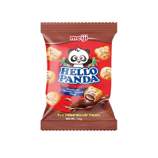 Meiji Hello Panda Chocolate Filled Biscuits 24X35G