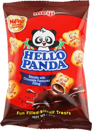 Meiji Hello Panda Chocolate Filled Biscuits 24X35G