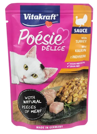 Vitakraft Poésie Délisauce & Turkey 85G