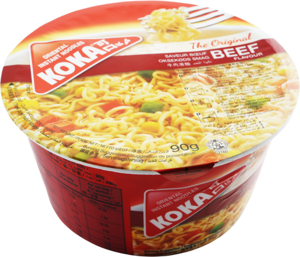 Koka Oriental Instant Noodles Beef Flavor 90G