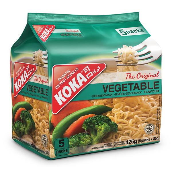 Koka The Original Instant Noodles Vegetable Flavor 5X85G