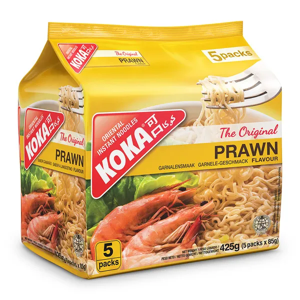 Koka Packet Prawn Noodles 5x85g