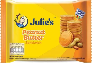 Julie's Peanut Butter Sandwich Biscuits 180G