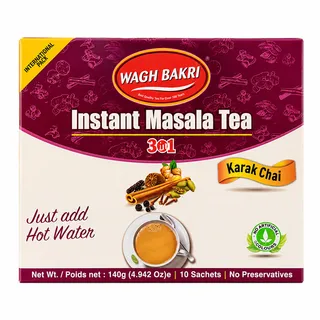 Wagh Bakri 3In1 Masala Tea Bags 10's