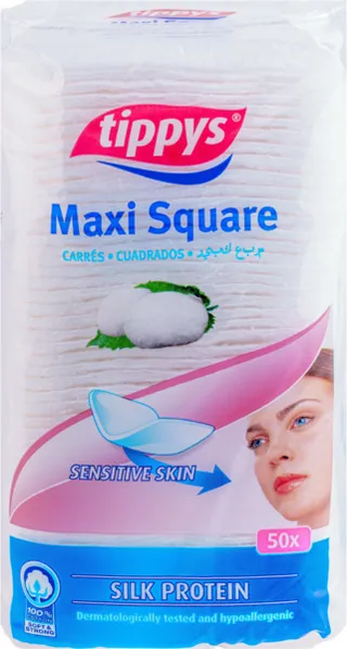 Tippy's Maxi Pads Square Silk Protein 50Pcs