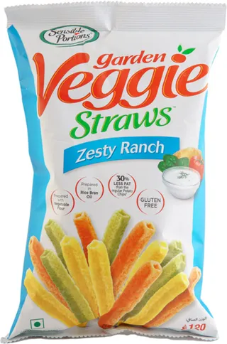 Sensible Portions Garden Veggie Straws With Zesty Ranch 120G