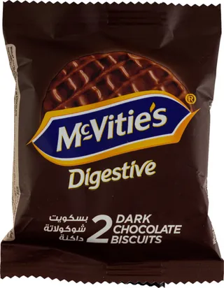 Mcvitie's Digestive Dark Chocolate Biscuits 33.3G