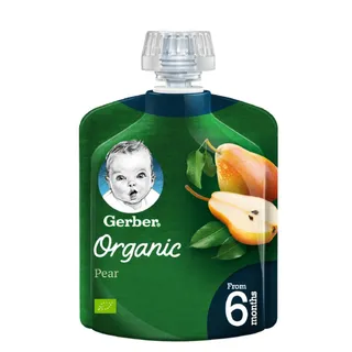 Gerber Organic Pear Puree 90g