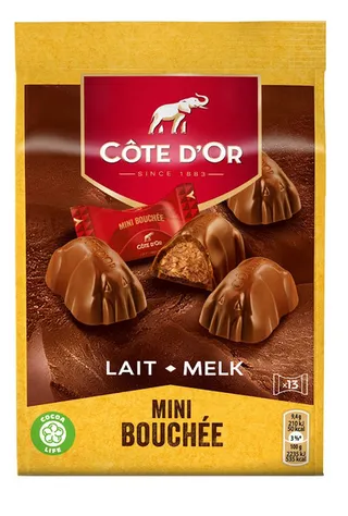 Cote D'Or Mini Bouchee Milk Chocolate 122G