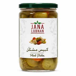 جنى لبنان مخلل مشكل 660 جم