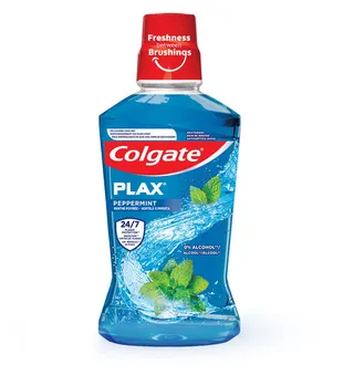 Colgate Plax Blue Mouthwash Peppermint