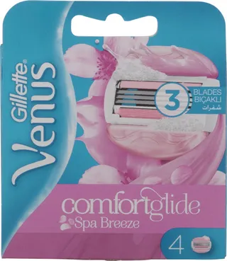 Gillette Venus Comfort Glide Spa Breeze Blades 4pcs