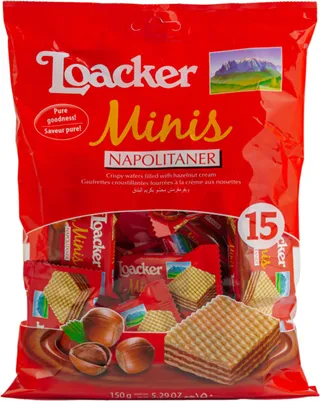 Loacker Napolitaner Mini Wafer 150G