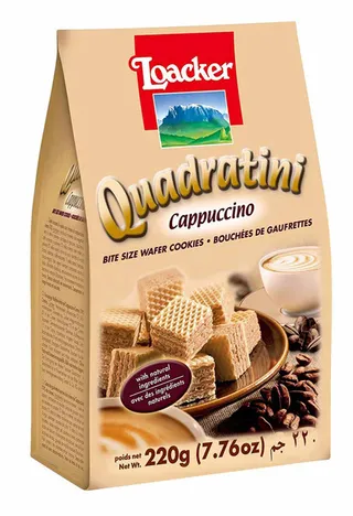 Loacker Quadratini Cappuccino 220G
