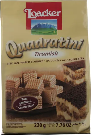Loacker Quadratini Tiramisu 220G