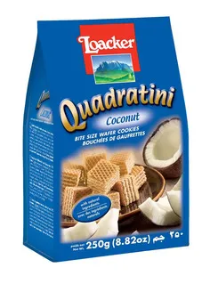 Loacker Quadratini Coconut Wafer 250G