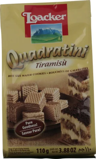 Loacker Quadratini Tiramisu 110G