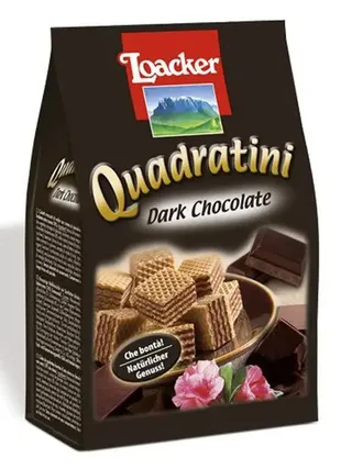 Loacker Quadratini Dark Chocolate Wafer 250G