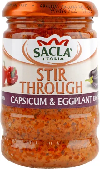 Sacla Stir Through Capsicum & Eggplant Sauce 190G