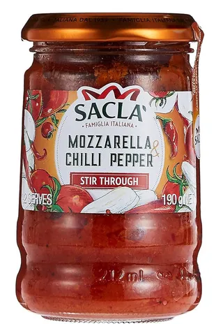 Sacla Mozzarella and Peperoncino 190G